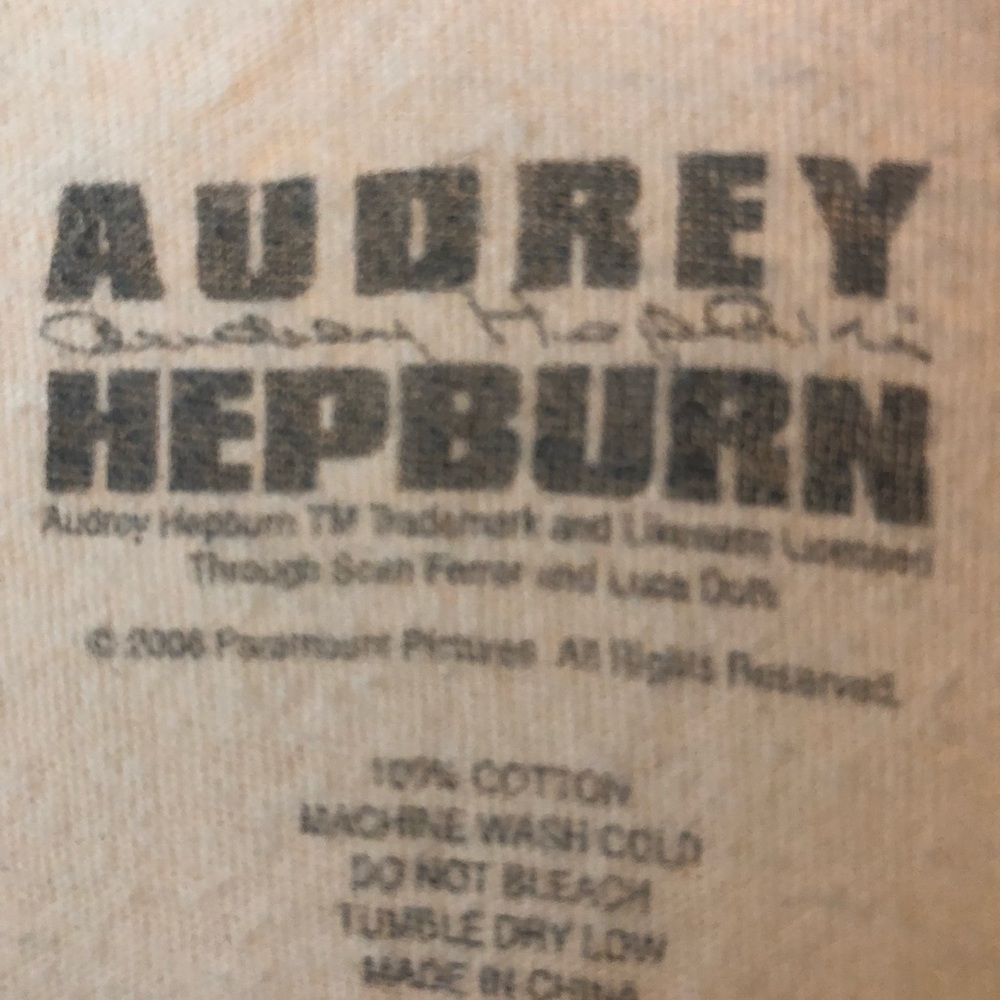 A really cute vintage looking Audrey Hepburn Tee - Picture 2 of 2
